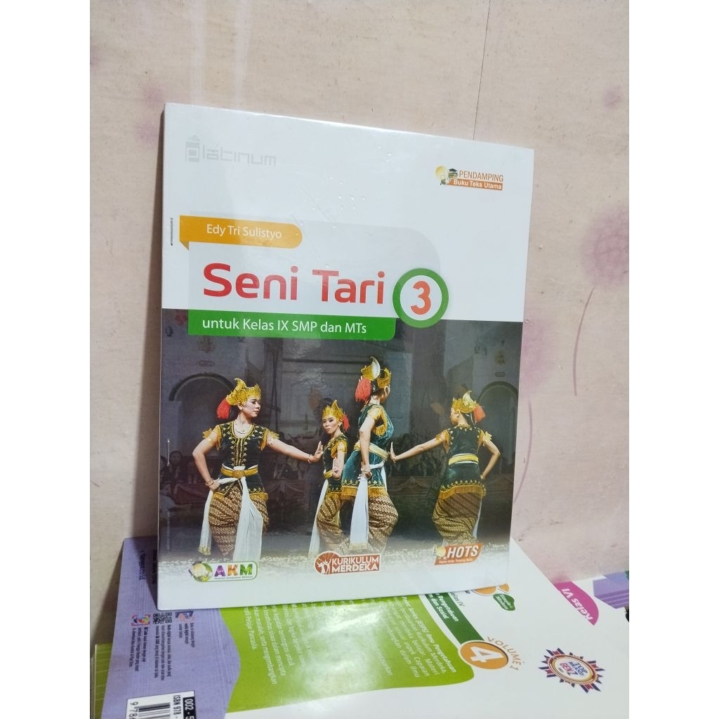 buku seni tari kelas 9/IX/3 smp mts kurikulum merdeka akm hots