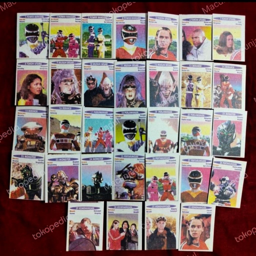 KWARTED KECIL POWER RANGER SPACE, KWARTED JADUL, GAMBARAN JADUL, UMBUL JADUL, MAINAN JADUL, MAINAN N