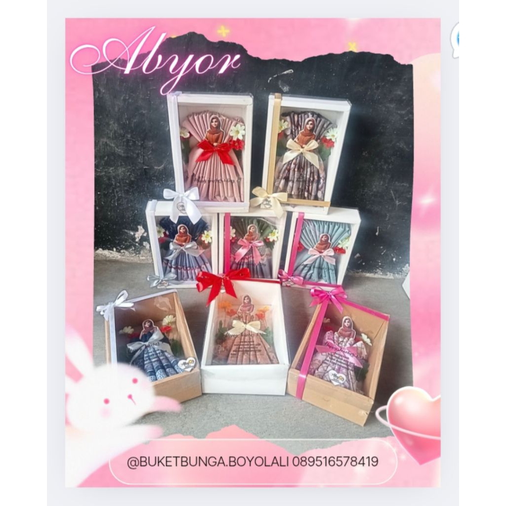 box jilbab kerudung azara buckle hari guru kado hari guru