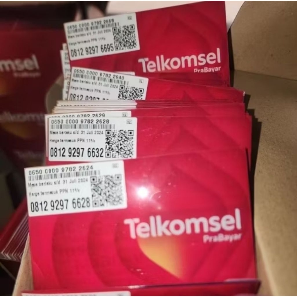 Kartu Perdana Telkomsel Cover Siap Pakai