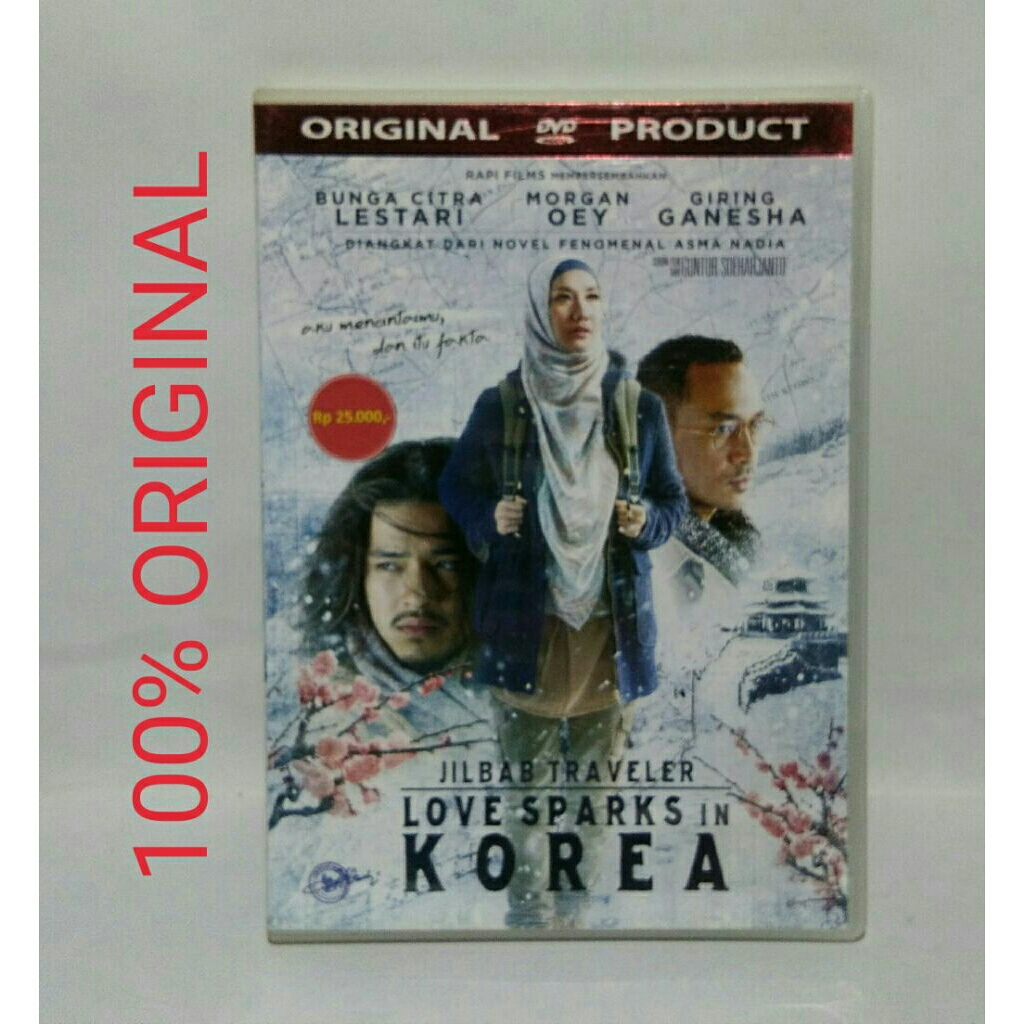 [Preloved] DVD Original Film Drama : Jilbab Traveler - LOVE SPARKS IN KOREA (2016)