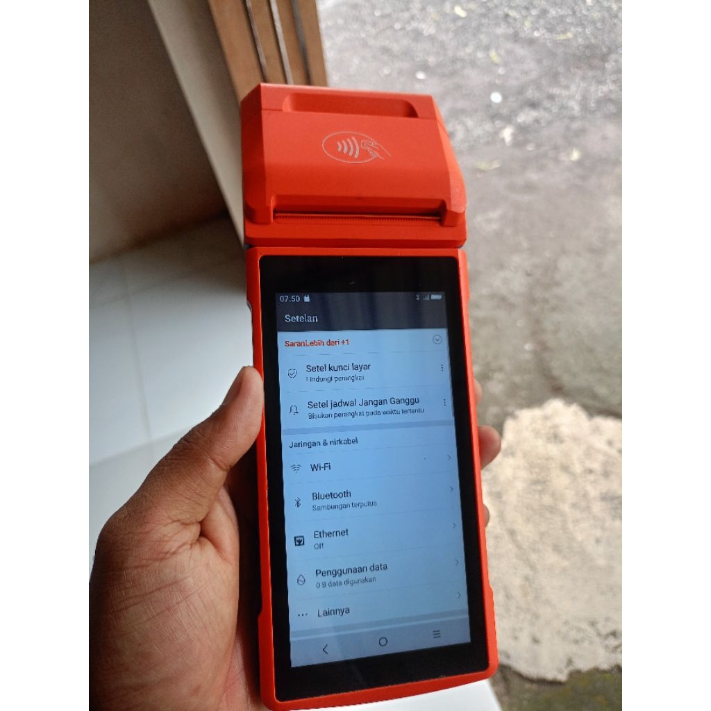 sunmi p2 mesin edc brilink