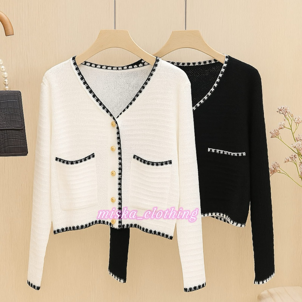 [MC] ~ Cardigan Rajut KoreanStyle Lengan Panjang  Import Premium Mewah dan Elegan XR | Kardi Import 