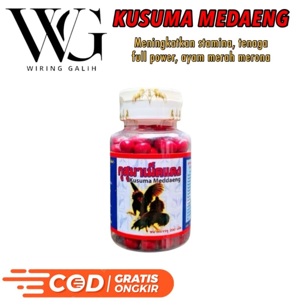 Kamlang Kering Kusuma Medaeng isi 200 butir