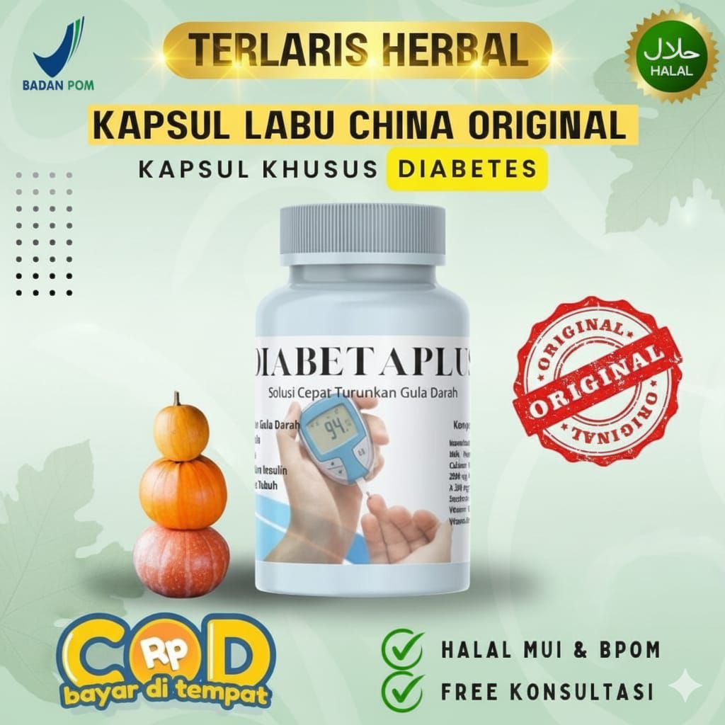 Diabetes kapsul labu cina BPOM Halal