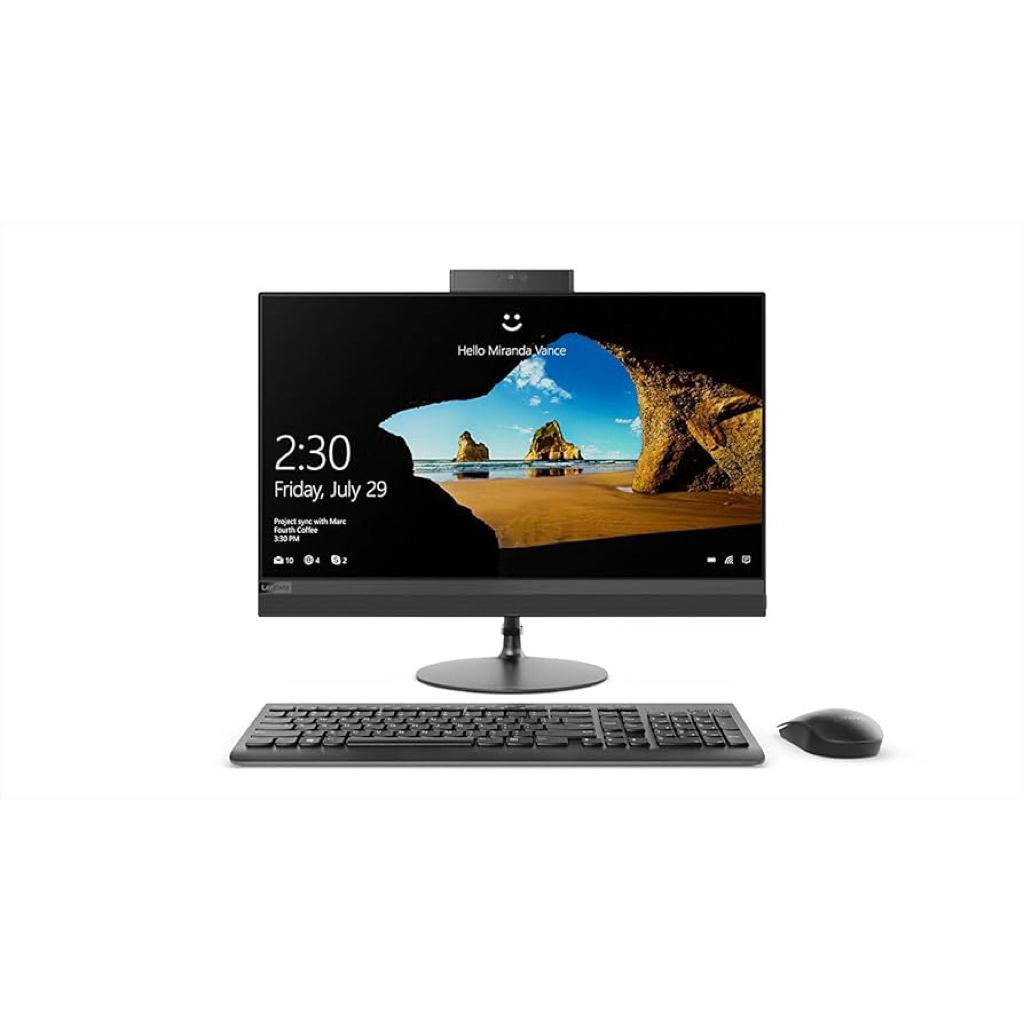 PC aio Lenovo 520-24Ikl Core™ i7-7700T 2.9GHz Ram DDR4 8GB SSD NVME 512GB 23.8"inch TOUCHSCREEN DVD-