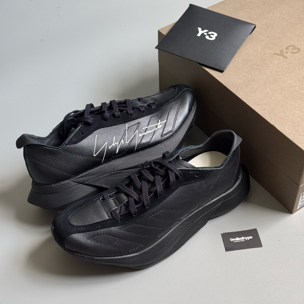 Adidas Adios Pro 3 LX x Y-3 - Black Off White / Orbit Grey White (100% Authentic)