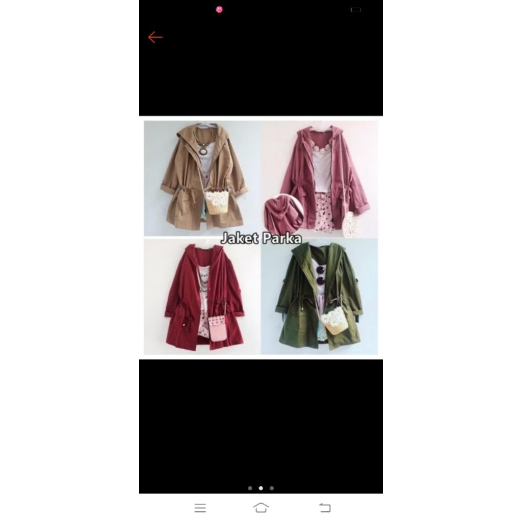 Preloved Jaket parka