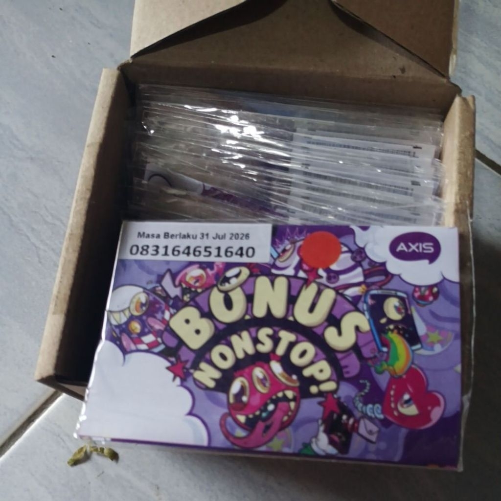 kartu perdana axis belum registrasi