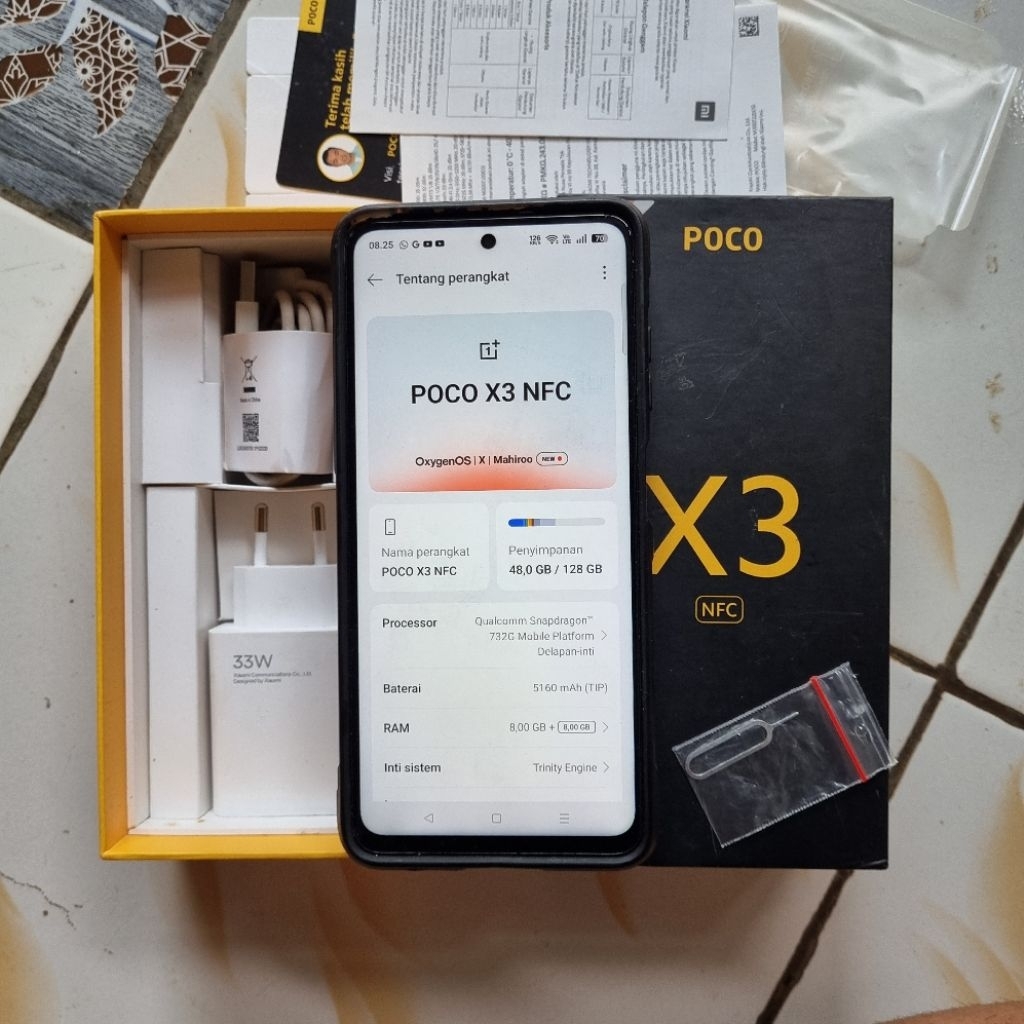 Xiaomi poco x3 nfc ram 8+8 internal 128