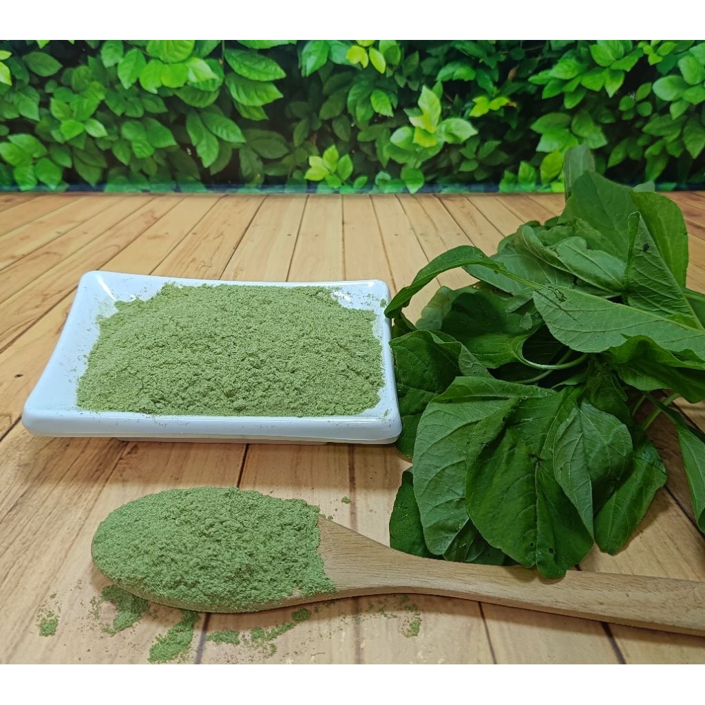 Bayam Hijau Powder (Tepung Bayam Hijau) / Green Spinach Powder 1000 gram