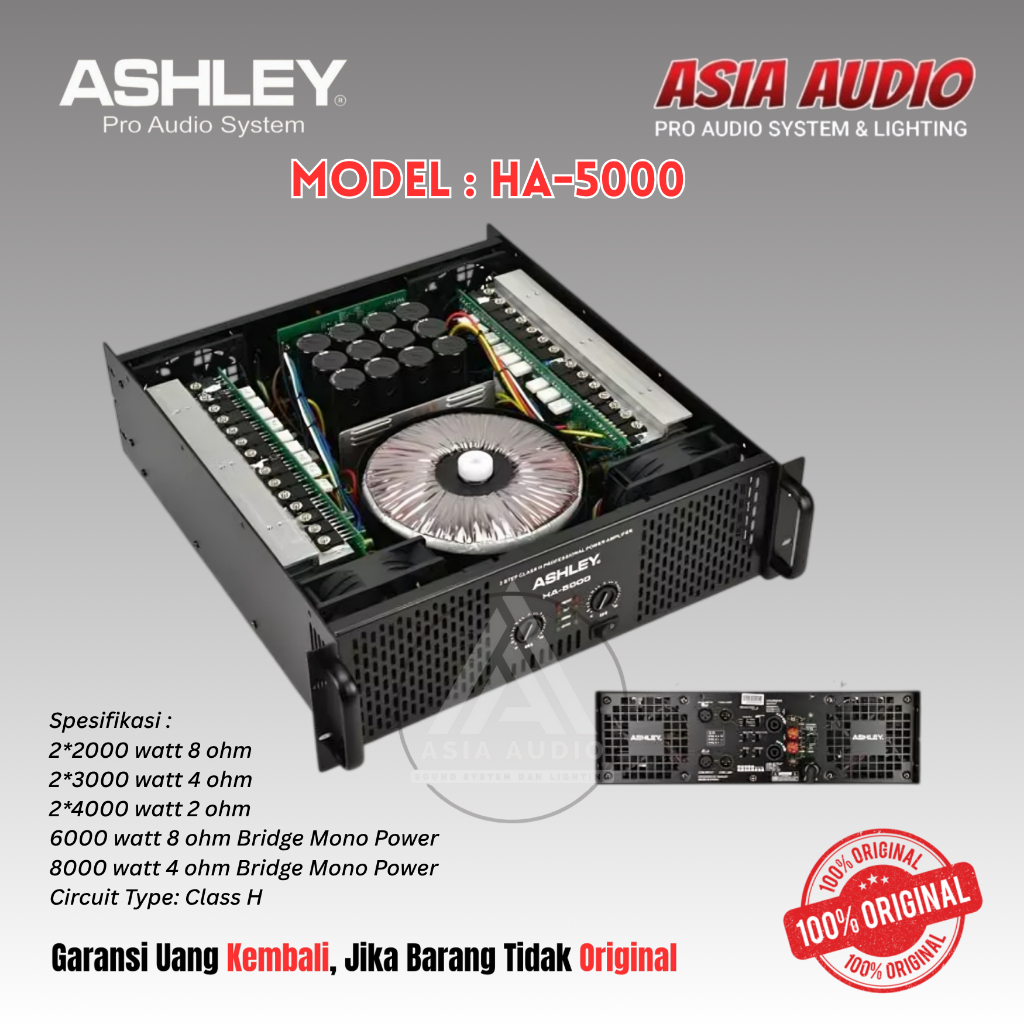 POWER ASHLEY HA-5000 ORIGINAL