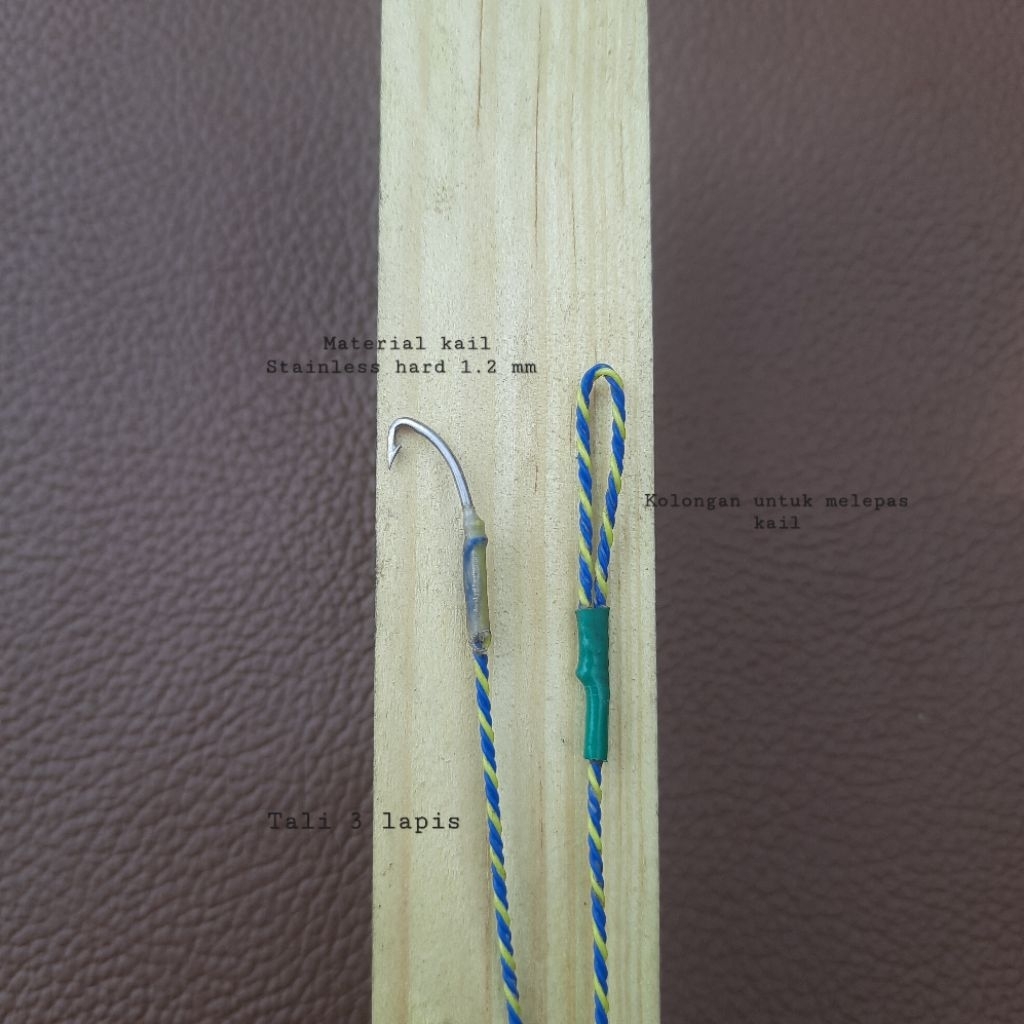 Mata Pancing Belut | Kail Belut | Mata Kail Belut Stainless |  Anti Karat