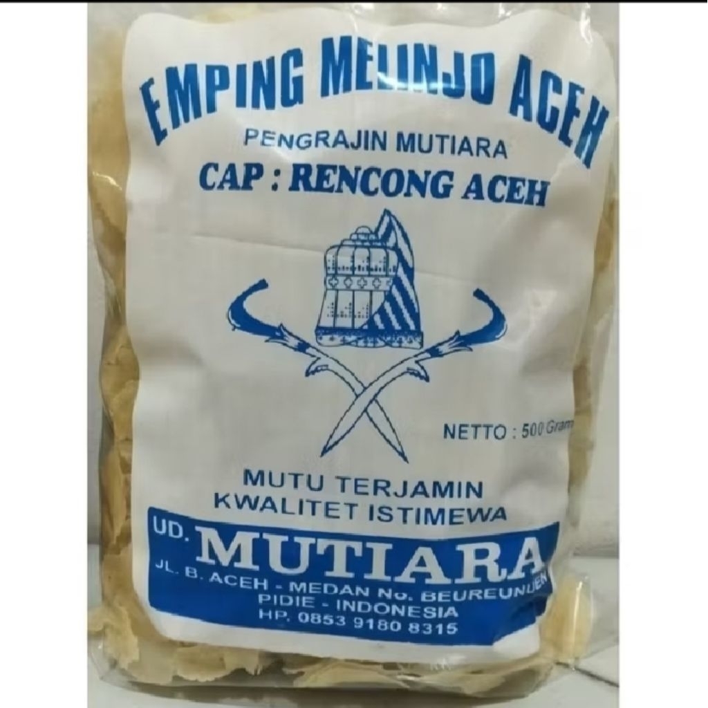 emping melinjo aceh 500gr