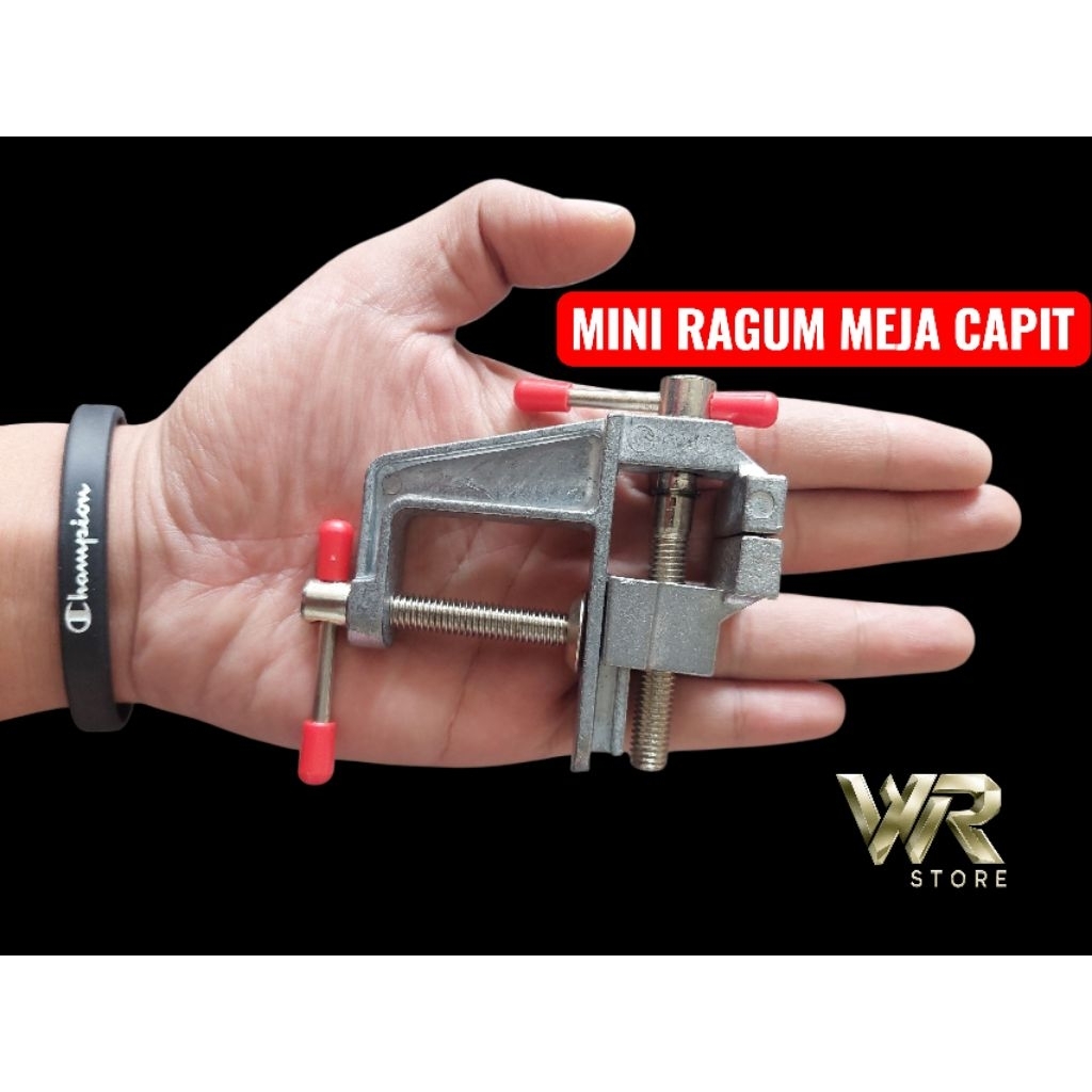 Catok Ragum Clamp Klem Meja Tanggem Kecil MiniBench Table Vise Holder