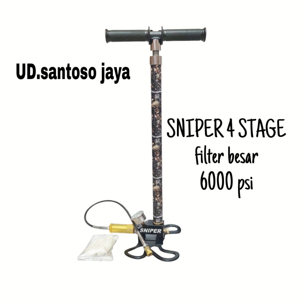 POMPA PCP SNIPER 4 STAGE, POMPA 4 STAGE SNIPER 6000 PSI,POMPA PCP SNIPER 4 STAGE,ORI IMPORT