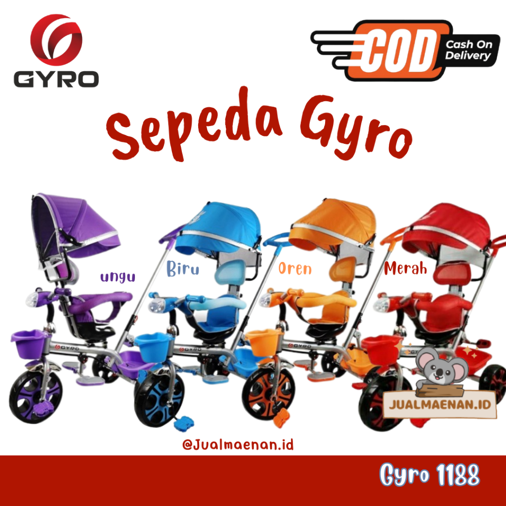 Sepeda Stroler Anak GYRO 1188