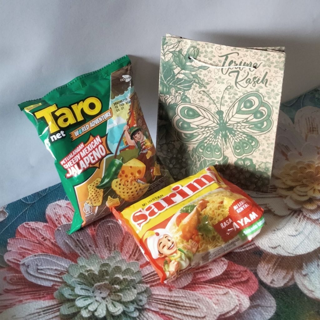 Tas kertas batik kecil (100 pcs)