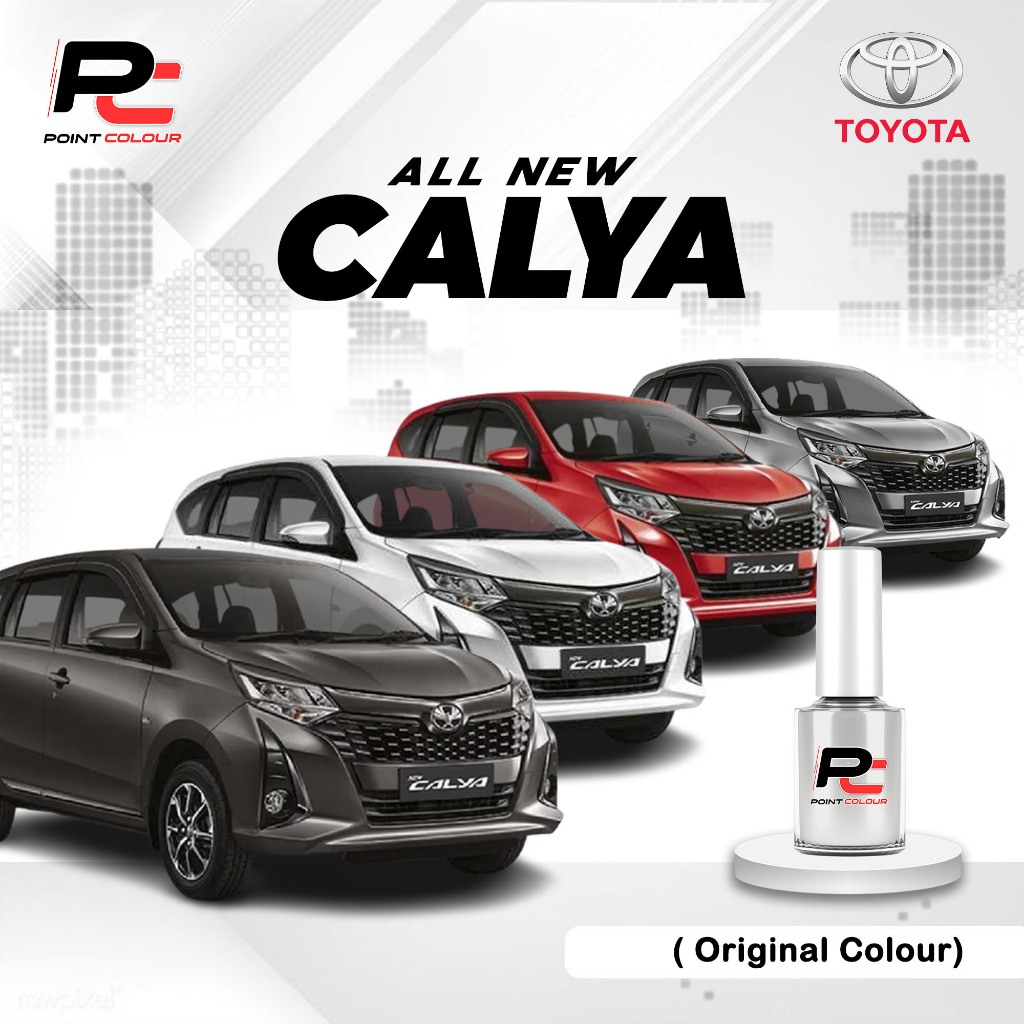 TOYOTA NEW CALYA - CAT OLES PENGHILANG BARET WARNA ORIGINAL