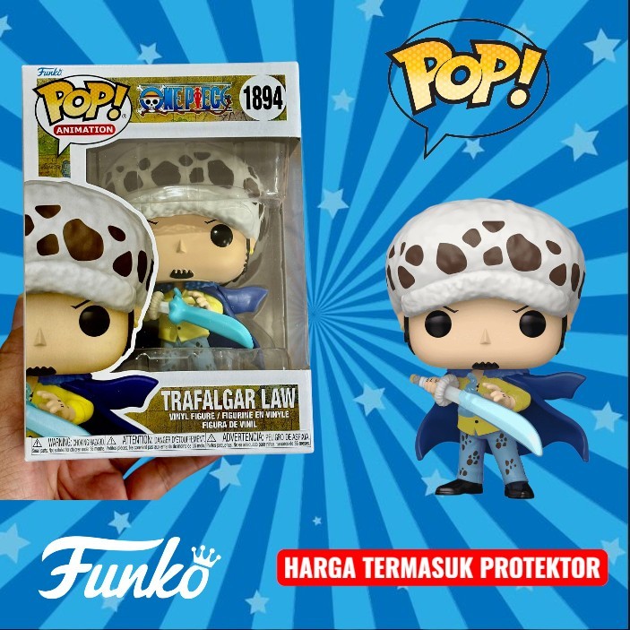 Funko Pop Trafalgar Law with Blue Anesthesia One Piece 1894