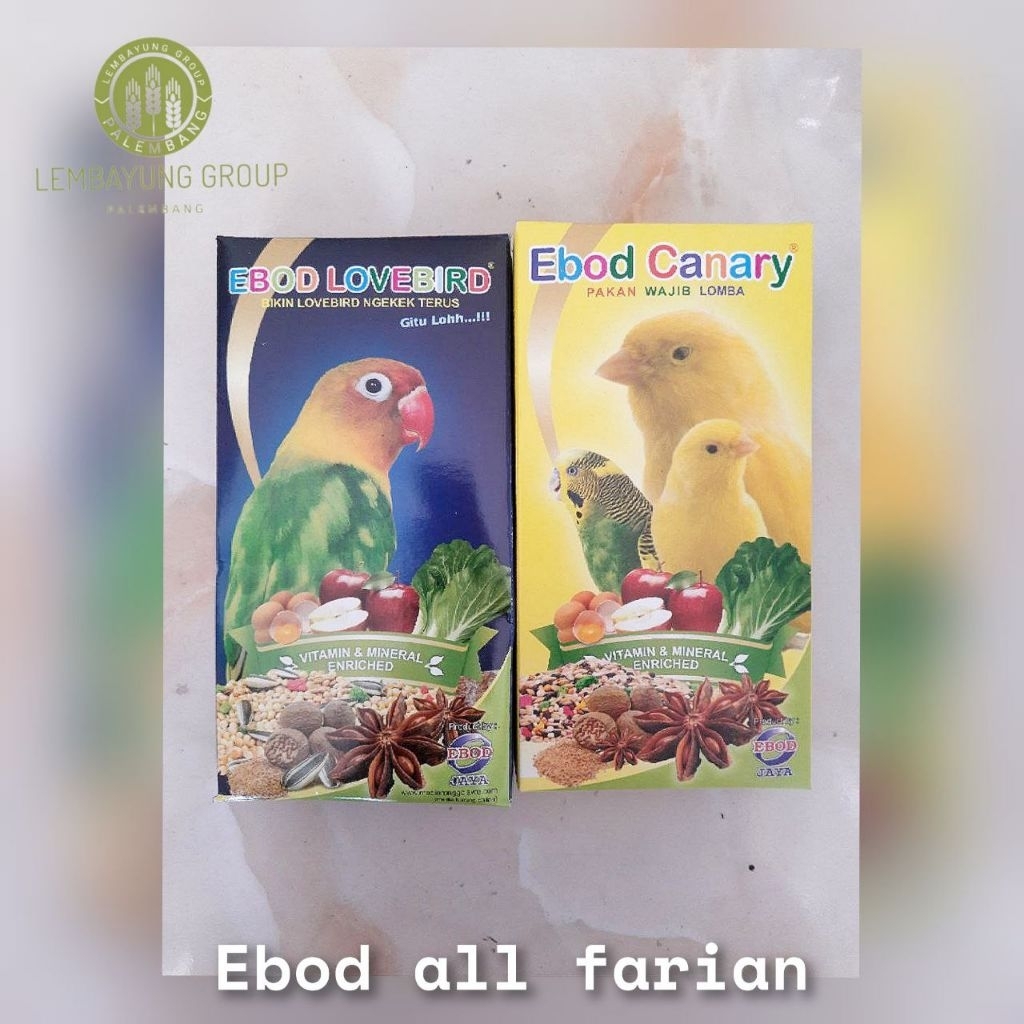EBOD PAKAN TERBAIK KENARI,LOVEBRID ORIGINAL FRES