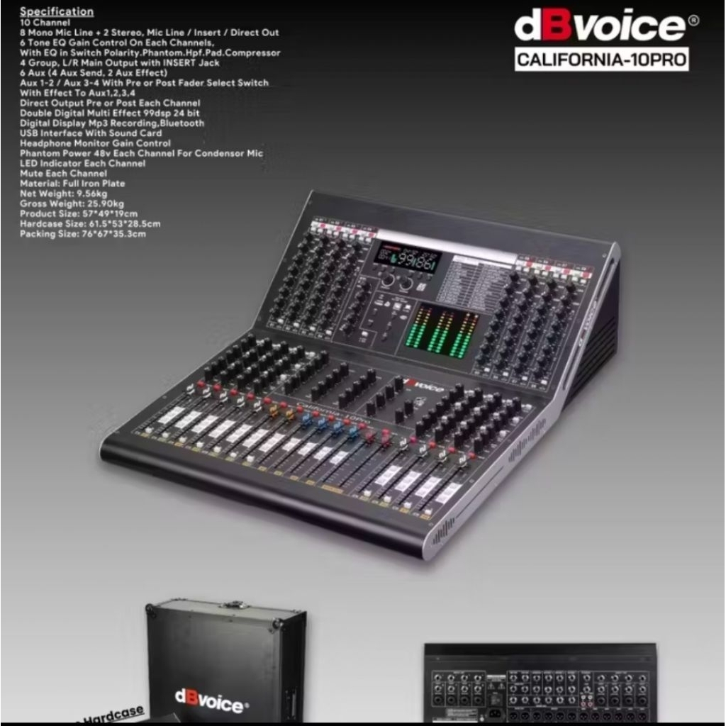 Mixer Analog DB Voice California 10 Pro original 10 channel (dB Voice)