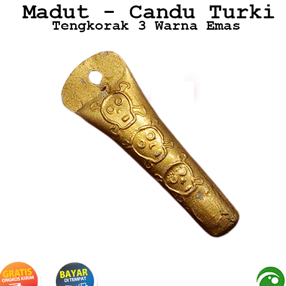Madat Candu Turki Tengkorak 3 Asli ready warna merah ,silver,gold