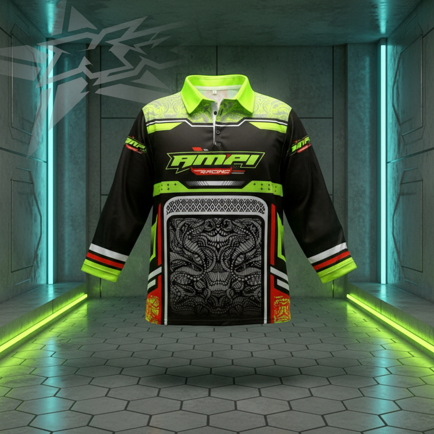 Jersey Racing Full Printing Bebas Custom - Lengan Panjang & Pendek, Desain Keren & Kualitas Premium
