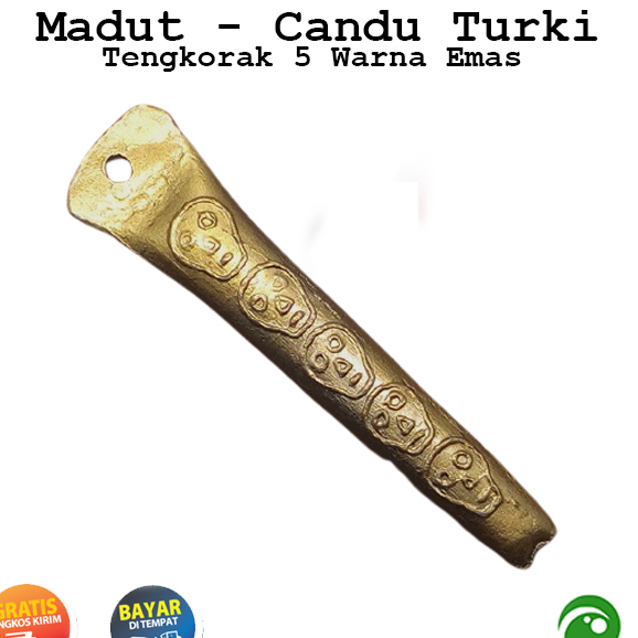 Madat Candu Turki Tengkorak 5 asli ready 3 warna . gold,merah,perak