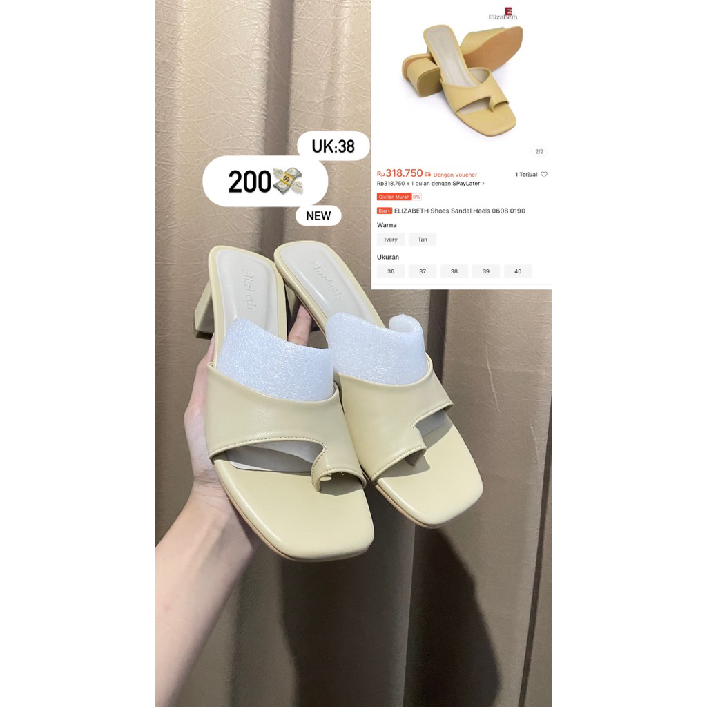 ELIZABETH shoes sandal heels new