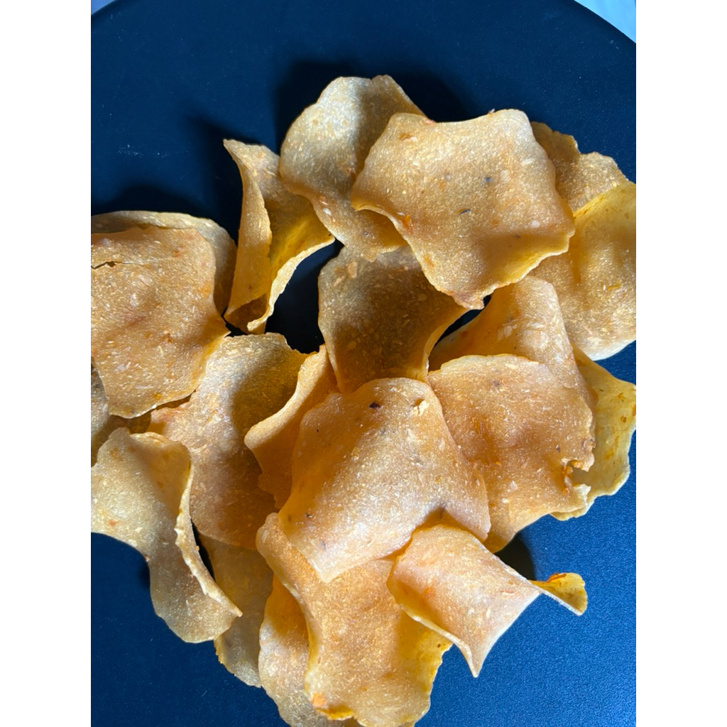 Kerupuk Slondok Singkong Pedas Manis Bulat Mentah Murah
