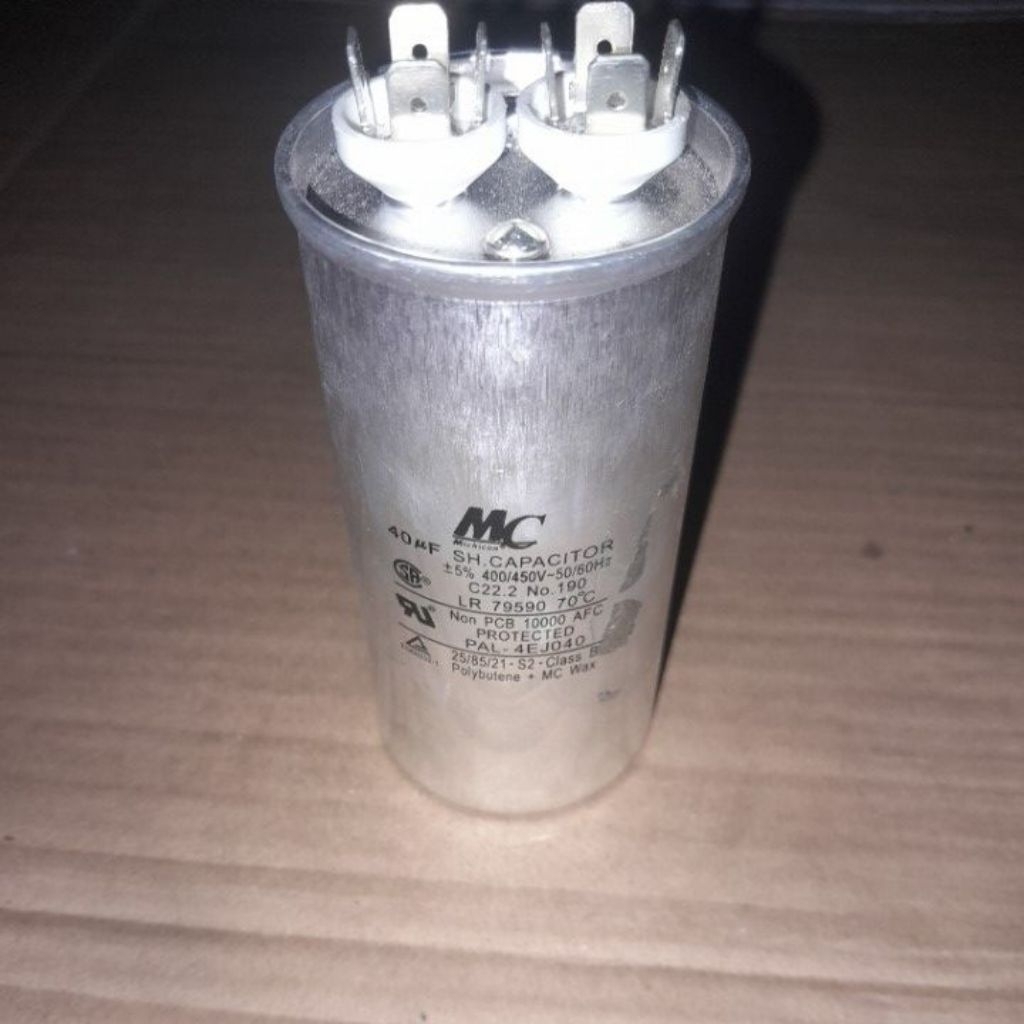 KAPASITOR MC 40UF ORIGINAL KAPASITOR AC