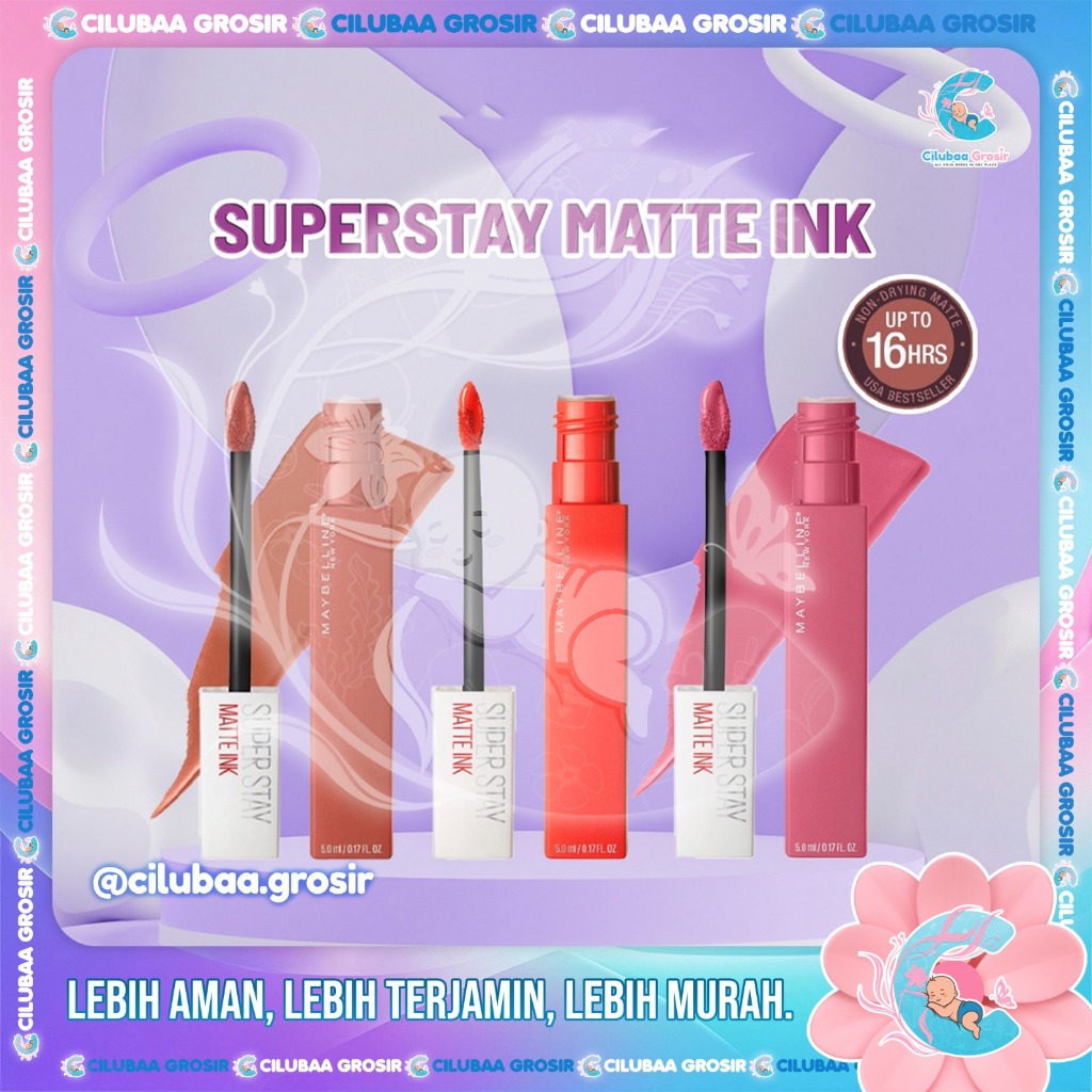 Maybelline Super Stay Matte Ink Lipcream REDS EDITION Super Stay Matte Ink Maybelline  Lip cream Wat