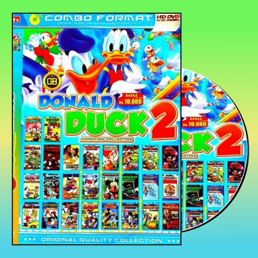 KASET FILM DONAL BEBEK LENGKAP - KASET FILEM KARTUN DONALD DUCK KOLEKSI LENGKAP - KASET PILEM ANAK A