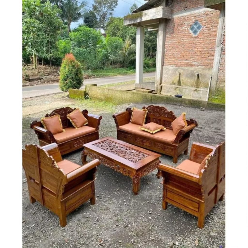 kursi tamu madura jati/kursi tamu jati ukir jepara/kursi madura ukir jati