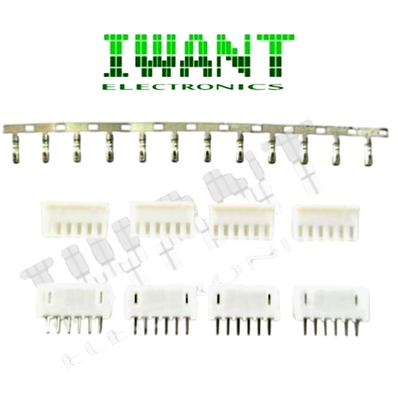 6 PIN LURUS HEADER CONNECTOR 2.5MM JST-XH/SET