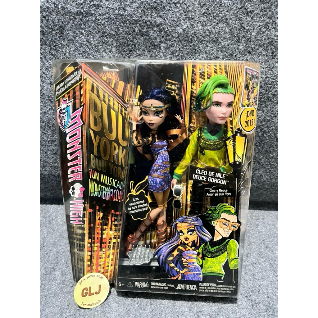 Monster High Cleo de Nile & Deuce Gorgon dolls