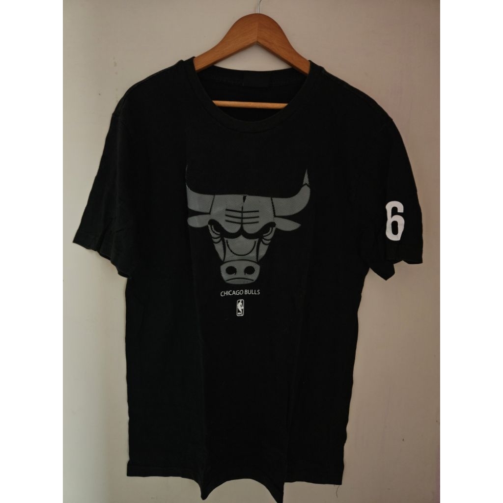 KAOS CHICAGO BULLS HITAM SECOND ORIGINAL