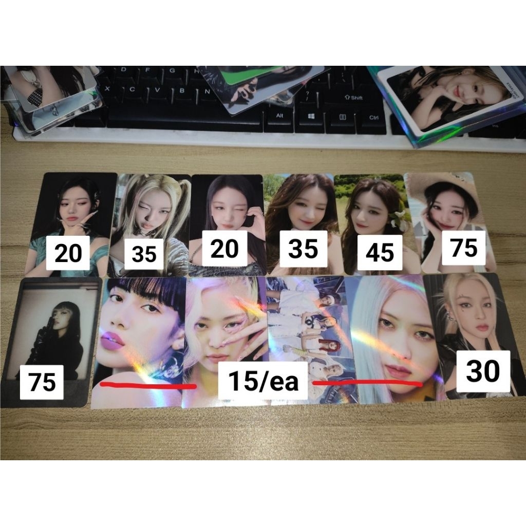 Photocard Official Babymonster (G)-idle Ive BlackPink