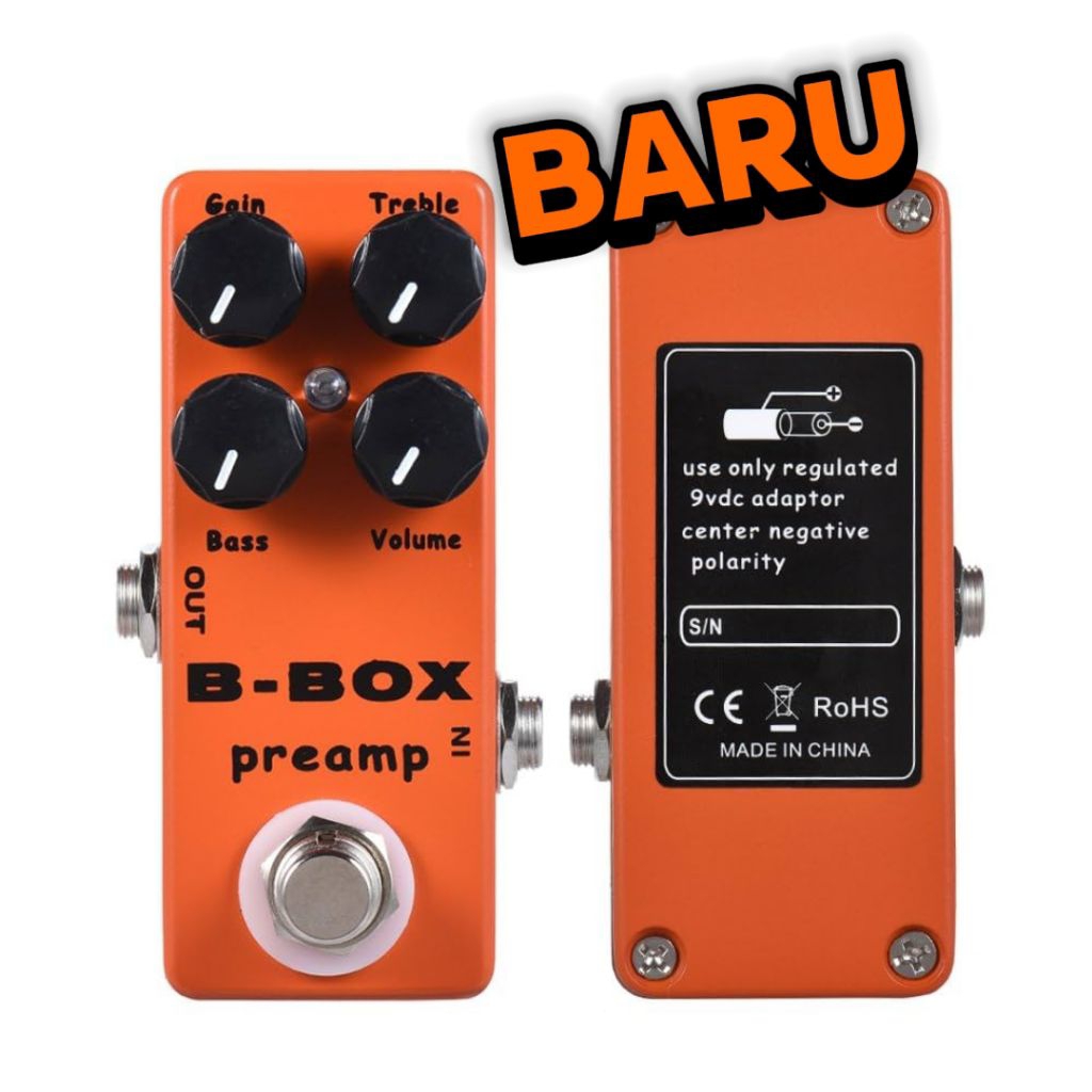 PROMO HARGA BBOX MOSKY B-Box mosky B Box preamp BB preamp mosky efek pedal gitar Baru