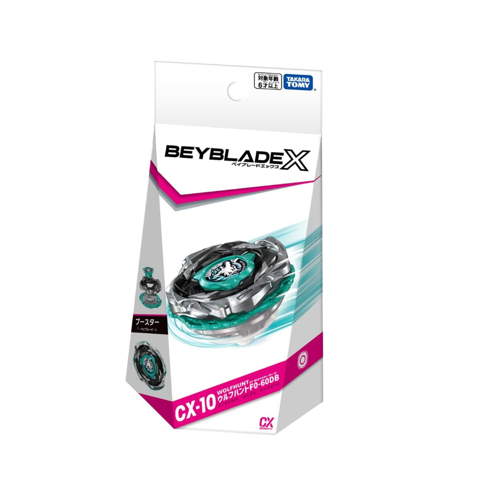 Takara Tomy Beyblade X CX-10 Booster Wolf Hunt