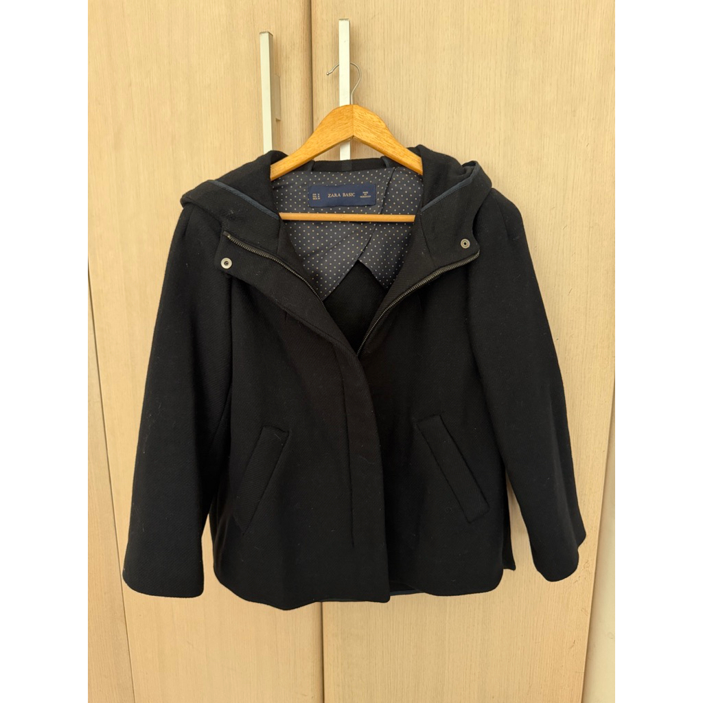 Zara Winter Jacket Black (Preloved)