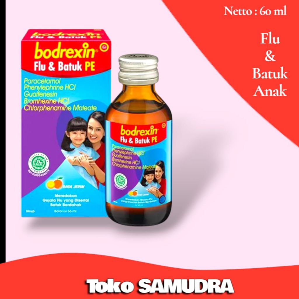 BODREXIN FLU DAN BATUK PE 56ML