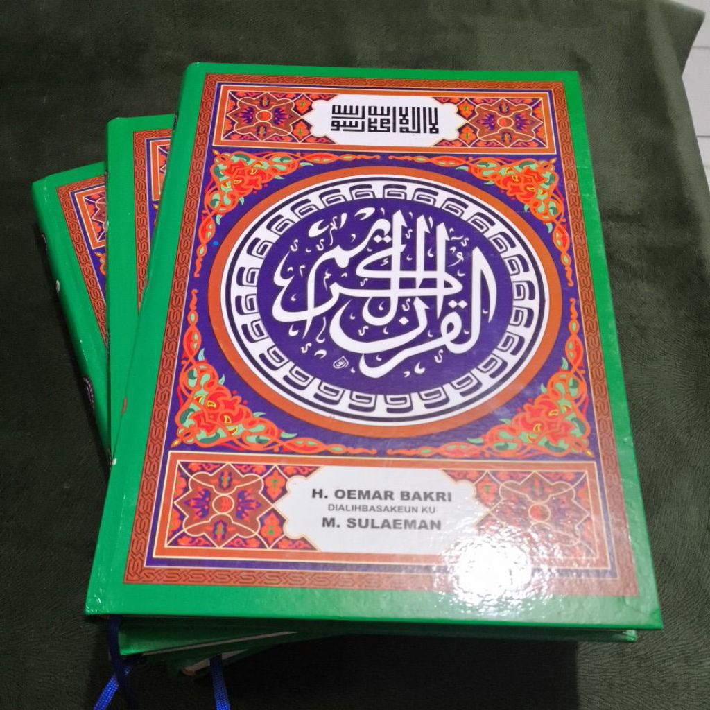 Al Quran Terjemah Bahasa Sunda Besar Ukuran A4 Hvs 3 Jilid Per 10 Juz Lengkap Dengan Bahasa Sunda da