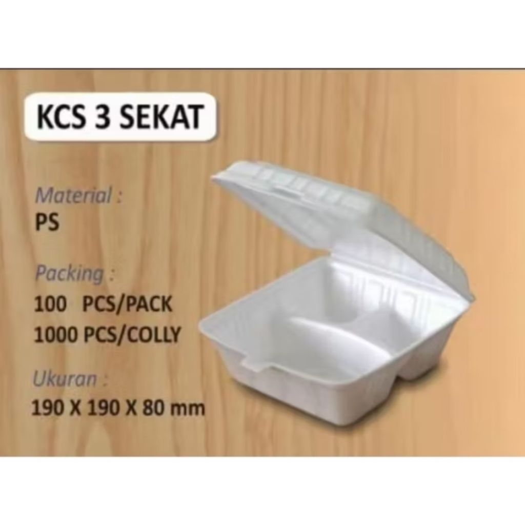 INSTANT / SAMEDAY [100pc] FOAM BUBUR / FOAM BURGER / FOAM NASI POLOS / FOAM NASI SEKAT | H01 / KCS 0