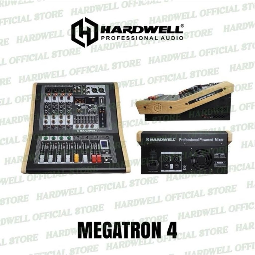 Power Mixer 4 Channel Hardwell MEGATRON 4 Original Hardwell