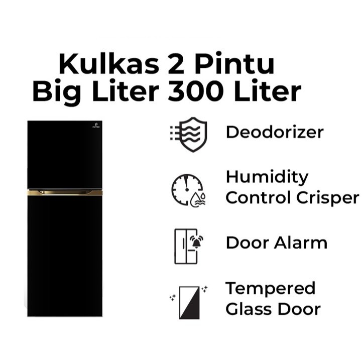 KULKAS POLYTRON PRM 430 | 300 LITER