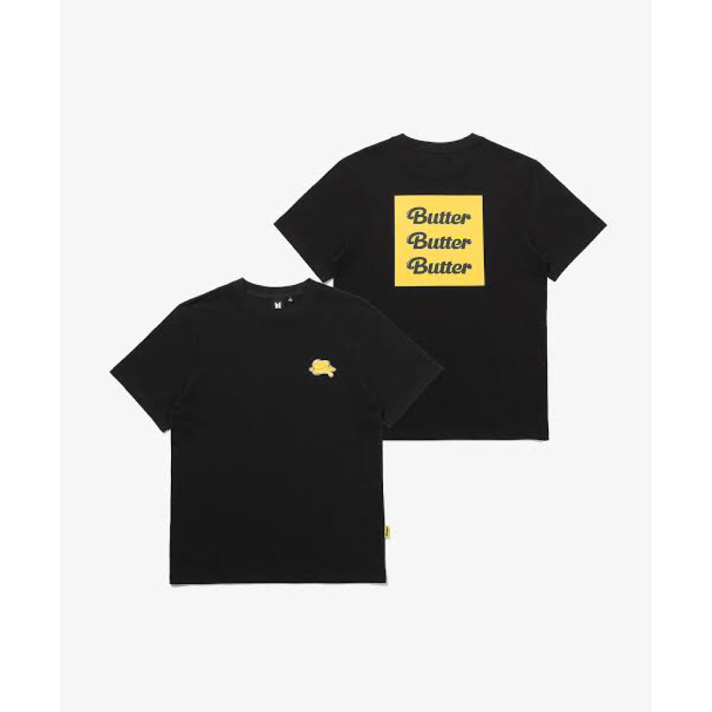 READY STOCK OFFICIAL BTS BUTTER S/S TSHIRT BLACK