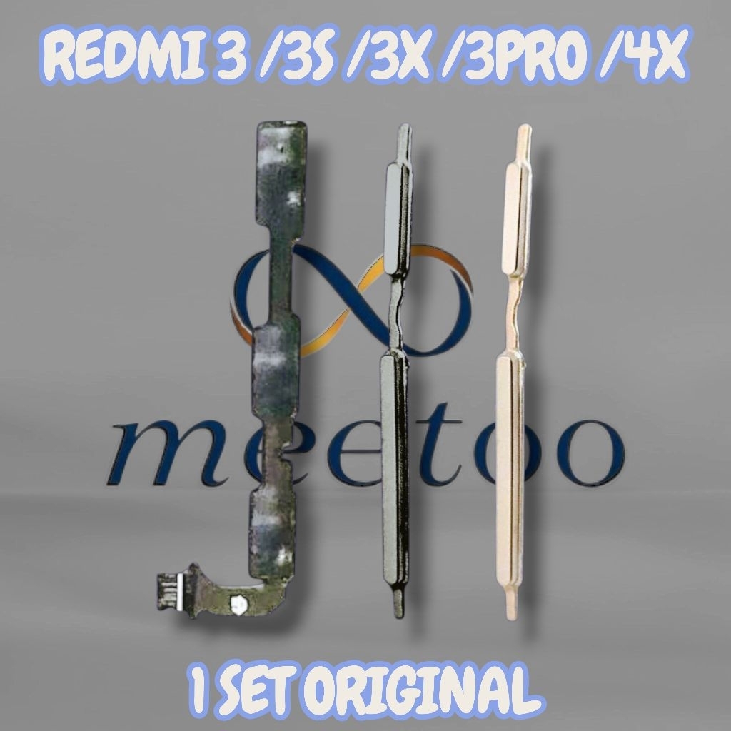 HP REDMI 3 |REDMI 3S |REDMI 3X |REDMI 3PRO |REDMI 4X TOMBOL +FLEXIBLE FULLSET ORIGINAL