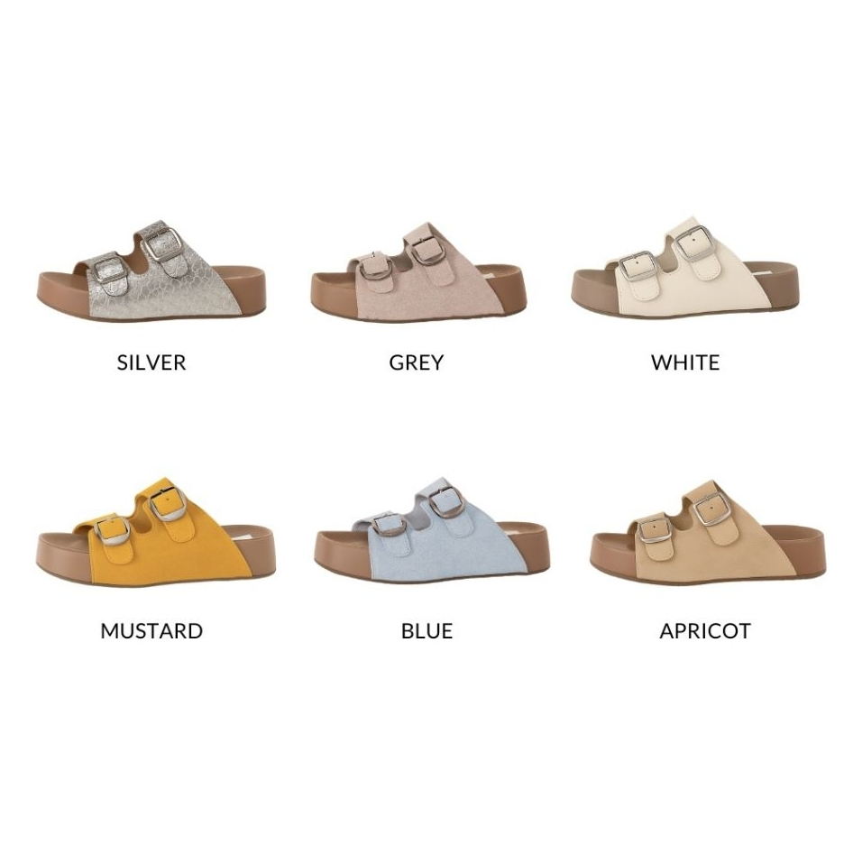 Mandys Shoes - Wedges - Brick